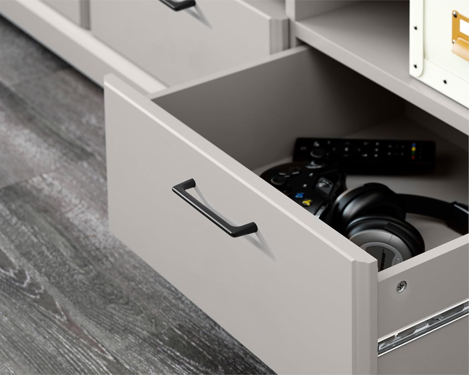 LIMUR 20 Pack 5 Inch (128 mm) Hole Center Matte Black Cabinet Pulls - Kitchen Cabinet Handles, Drawer Pulls,Drawer Handle, Wardrobe & Dresser Handles,Cupboard Hardware Solid Zinc Alloy