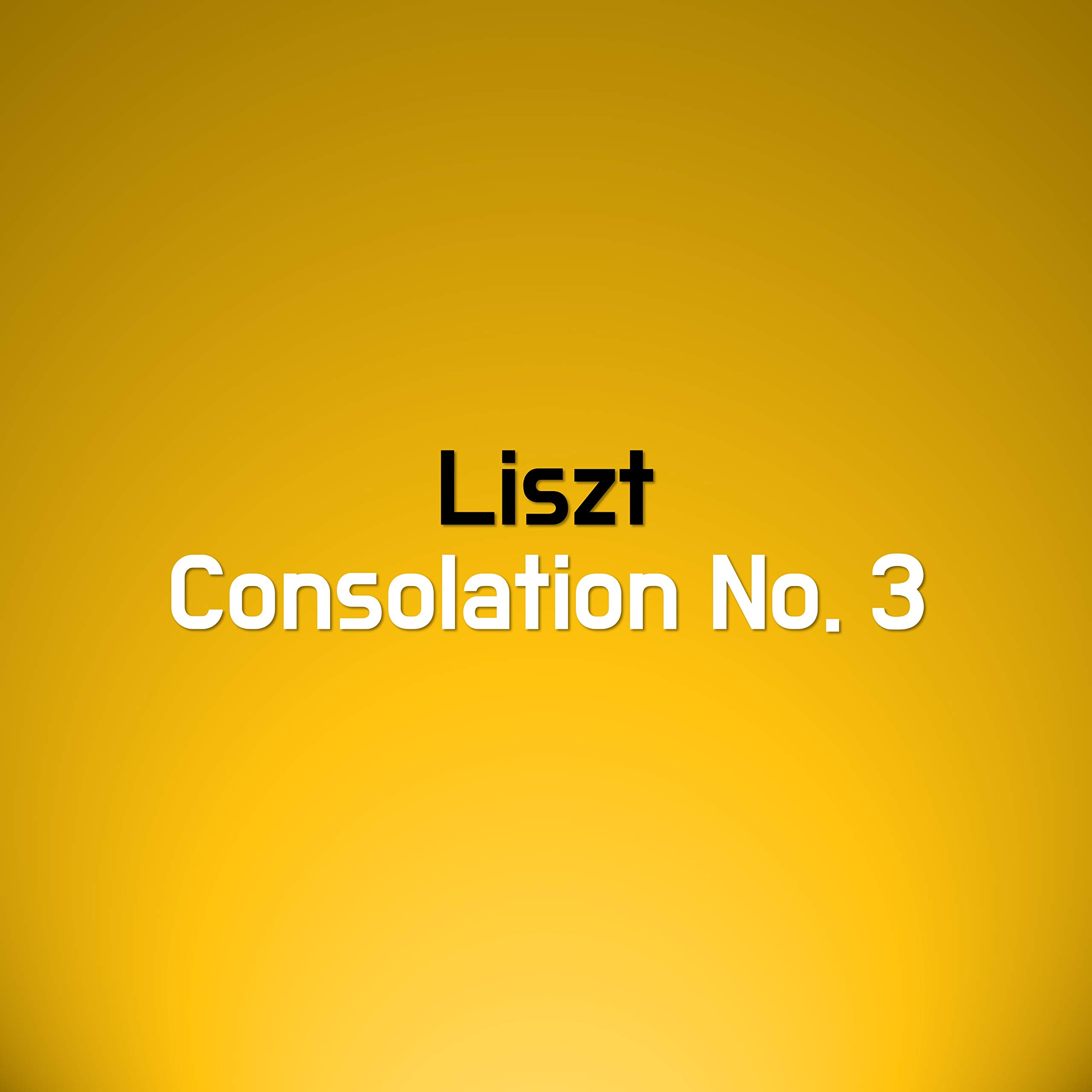 Liszt Consolation No. 3