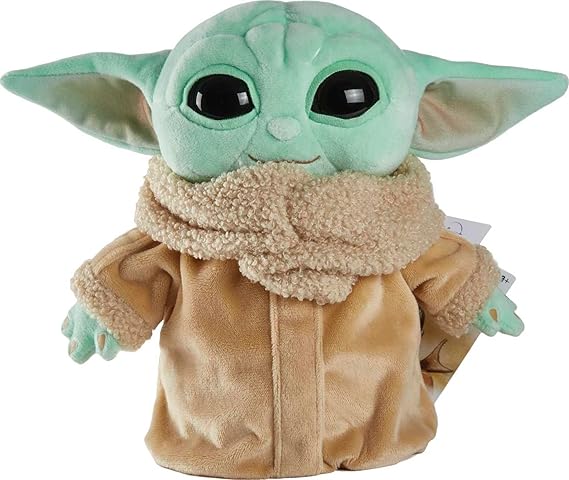 Mattel Star Wars Baby Yoda Mandalorian Toy (8 Inches, Multicolour)