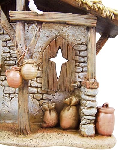 Miniatura 5 de Avalon Gallery - Juegos de Belén para Navidad, Belén para interiores, 12.25 x 8.75 pulgadas, estable/creche