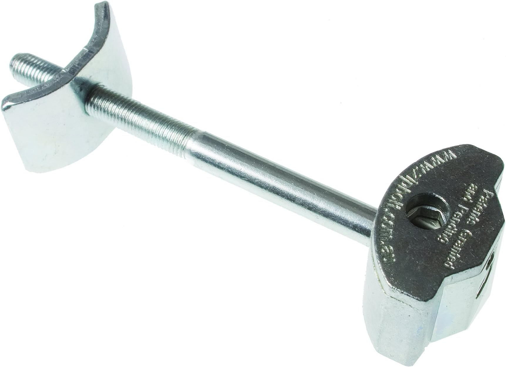 ZIPBOLT QT10.500 WORKTOP Connector 85mm Pack of 3 INC 50mm Driver BIT, Zinc