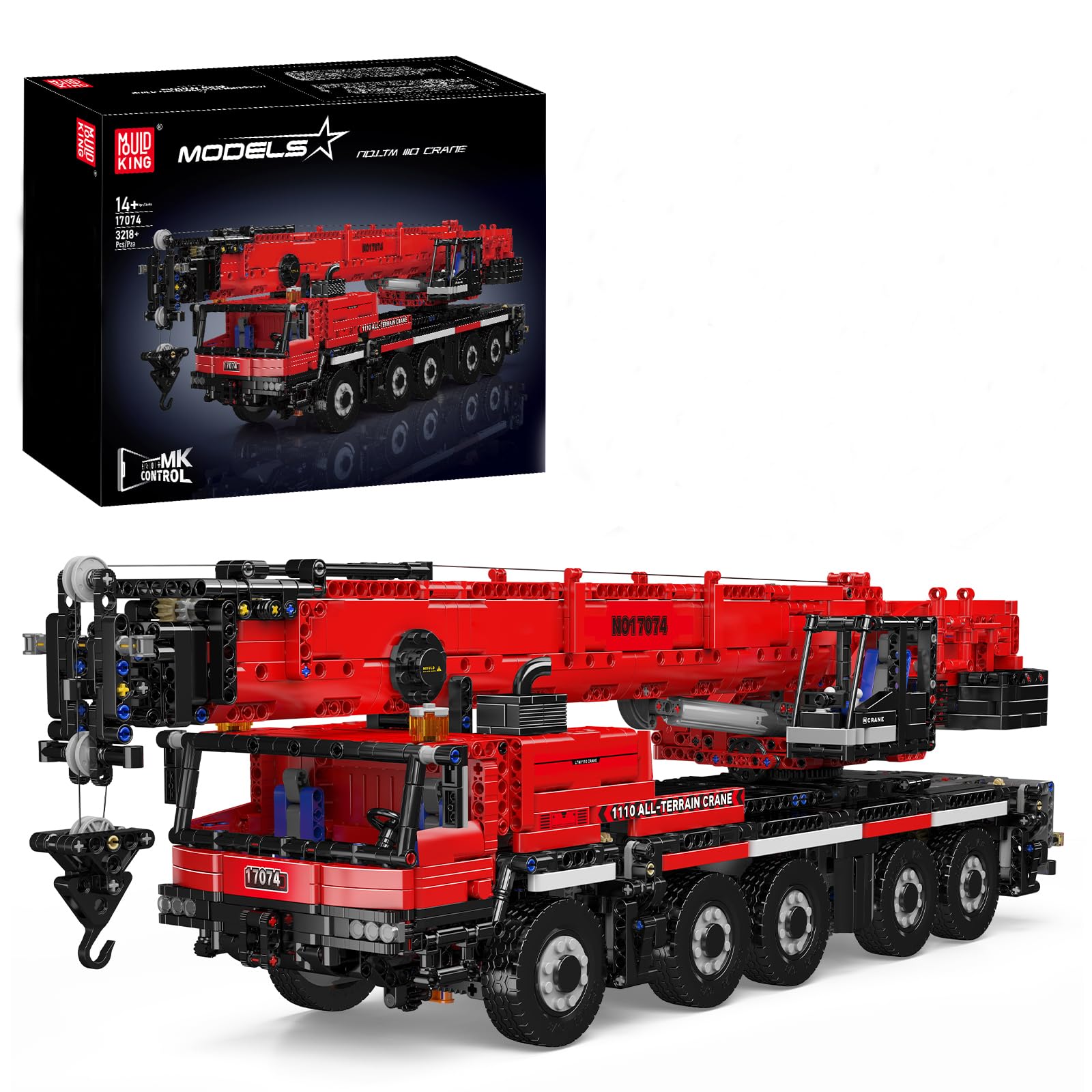 小物 M.K Mouldking 公式品 モデルブロック 3218PCS 【LTM1110クレーン