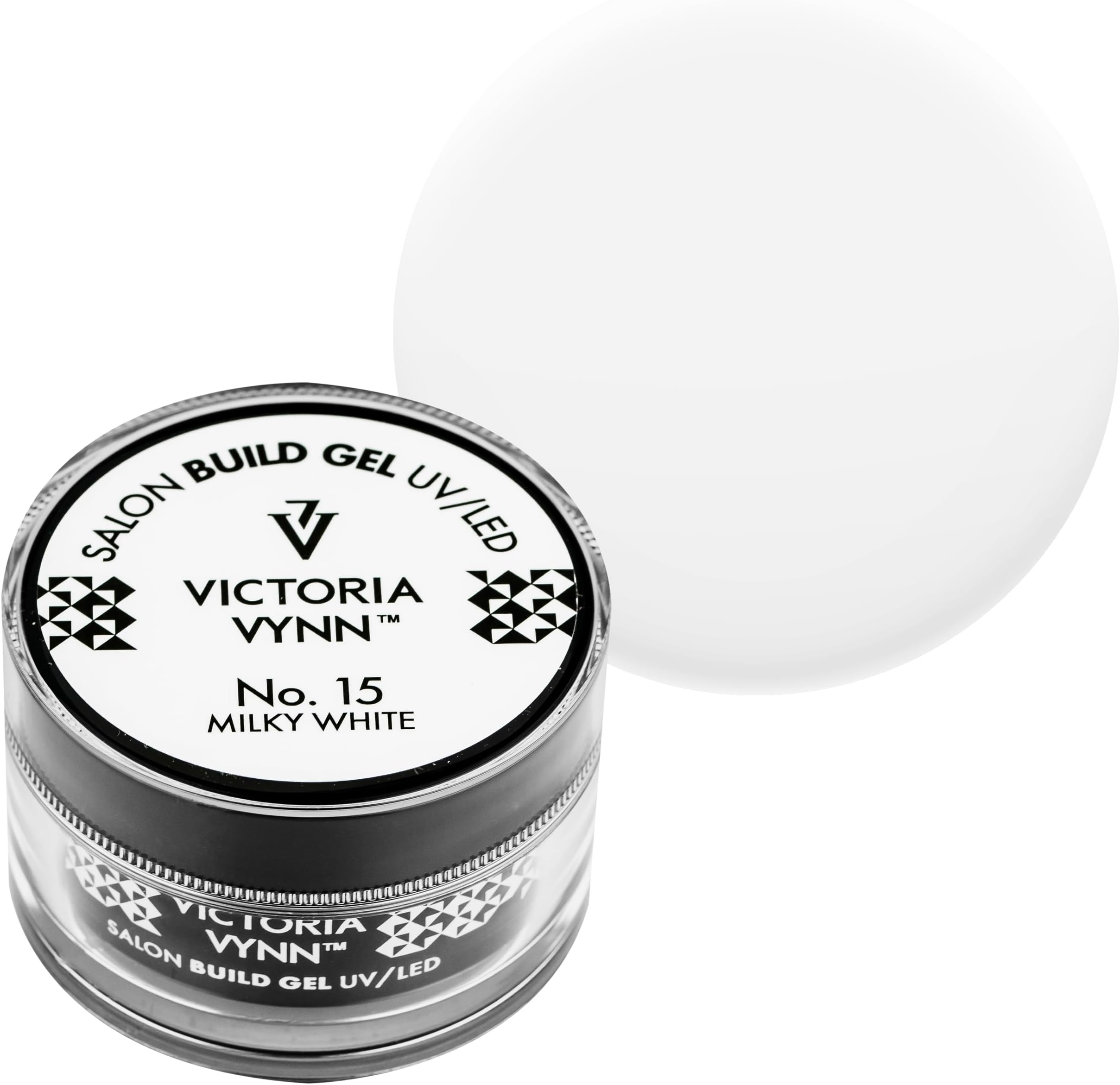Build Gel UV/LED GEL BUILDER Nails Building Extension (No. 15 Milky White, 15ml)