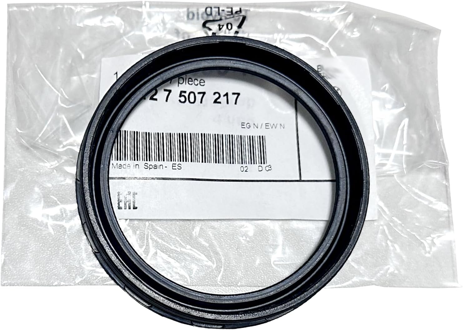 11127507217, Vacuum pump gasket, OEM part, For 2010-2019 BMW 228i 320i 328i 428i 528i xDrive X1 X4 X3 X5 Z4