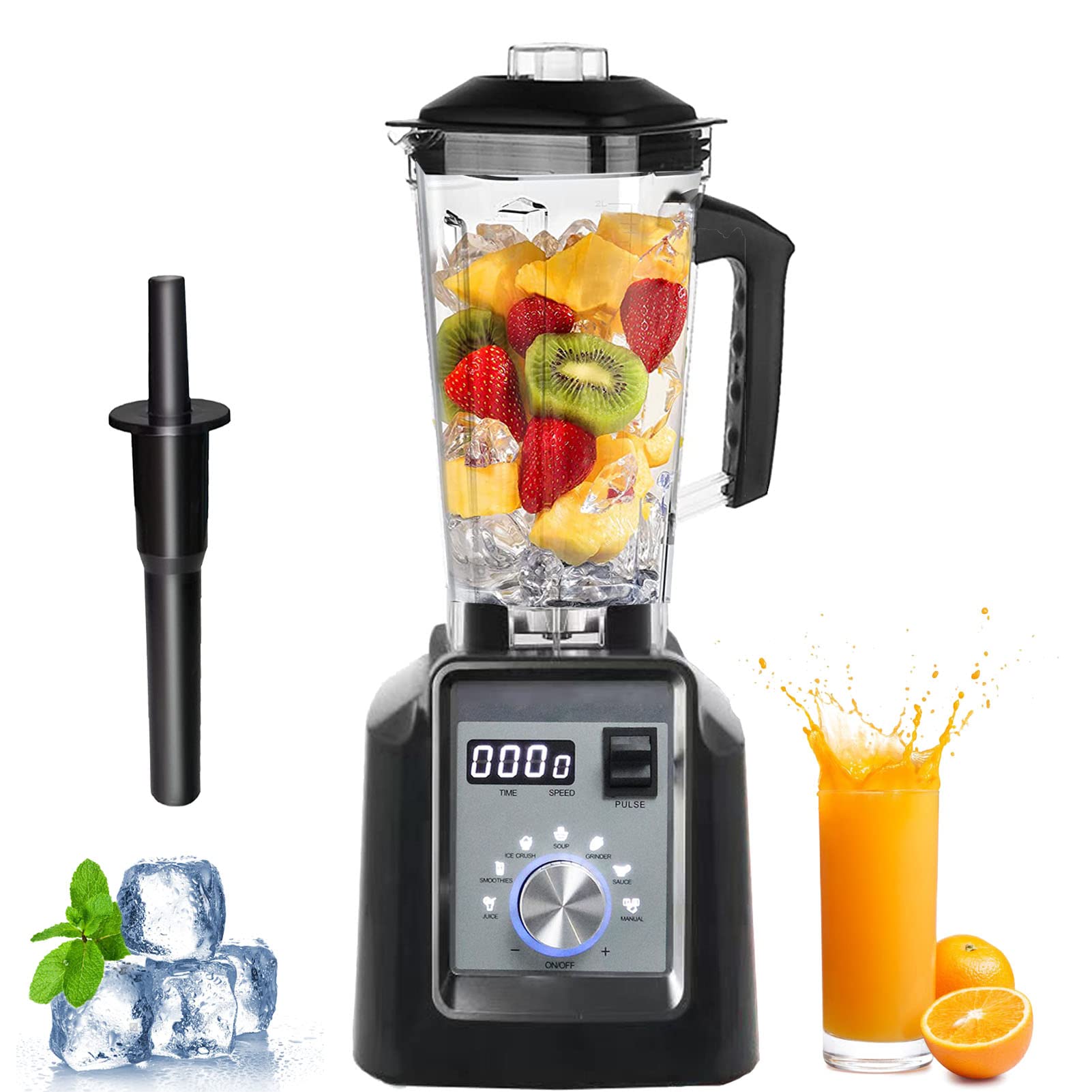 Huanyu 2800W G7400 ブレンダー 3.9L 業務用ミキサー