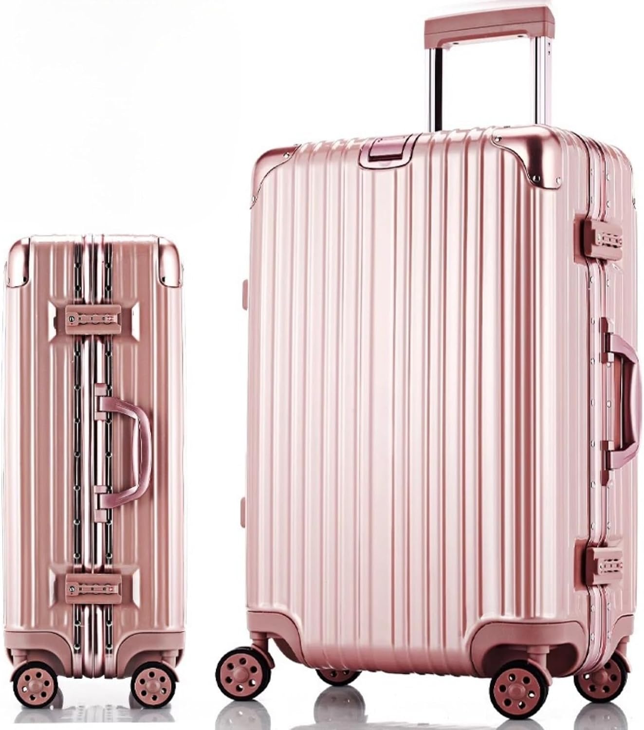 MUJI Labo〕アルミハードキャリーケース60リットル（黒）（スーツ 