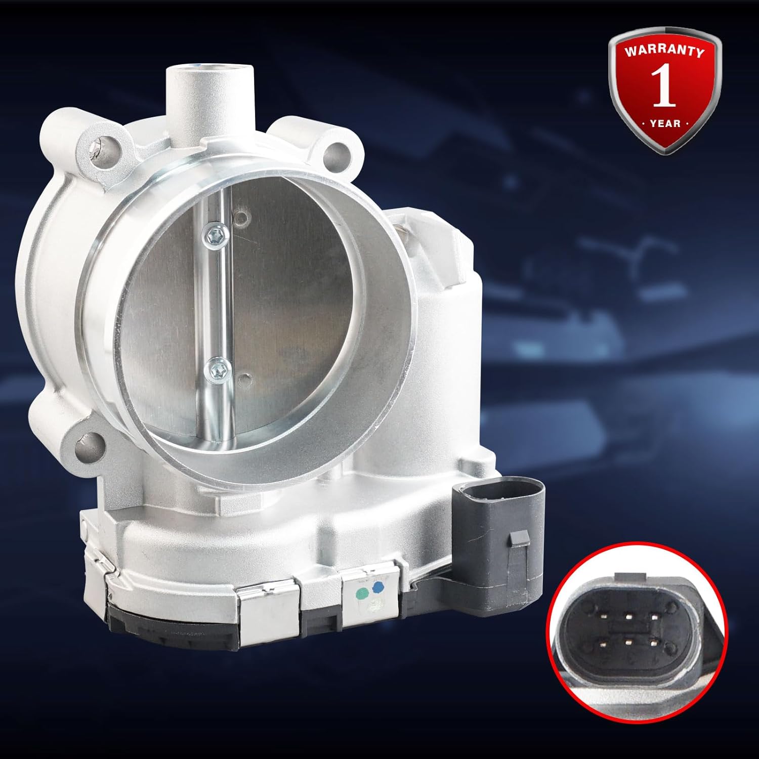 Electronic Throttle Body Assembly 12589056 Compatible with Buick LaCrosse 2005-2008 Rendezvous 2004 2006 Cadillac CTS 2004-2007 SRX 2004-2006 STS 3.6L V6 Replaces S20004 977-018 67-3016 TB1045