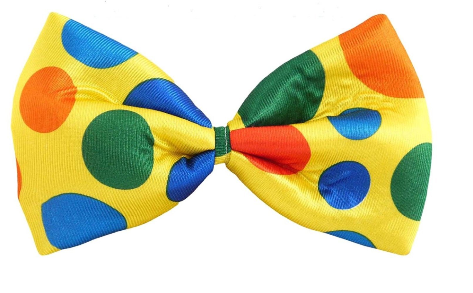 Jumbo Sized Polka Dot Clown Bow Tie Fancy Dress Accessory