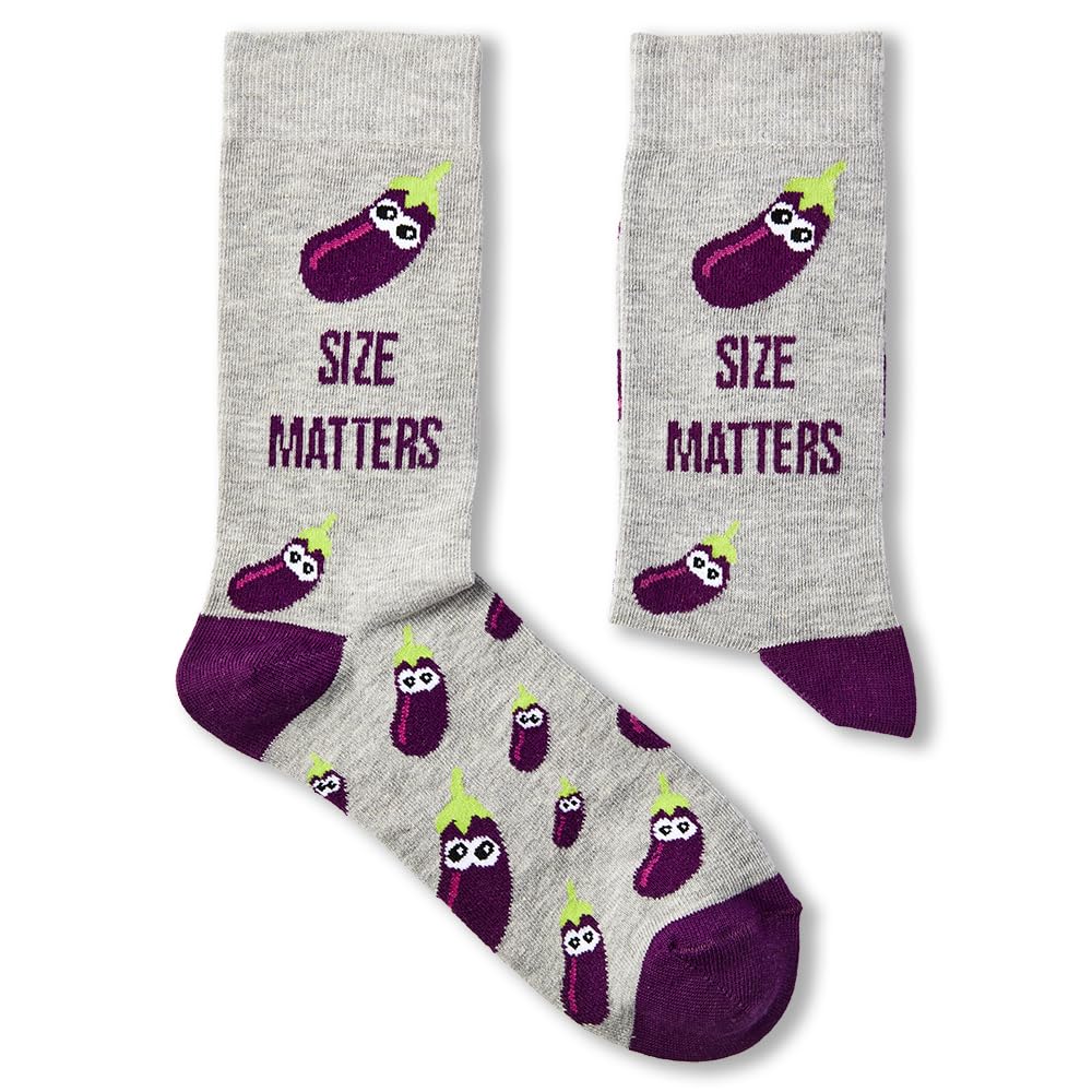Urban Eccentric Unisex Size Matters Socks | Gift | 1 Pair | Cotton Rich Socks | Premium Socks | Novelty | Gifts