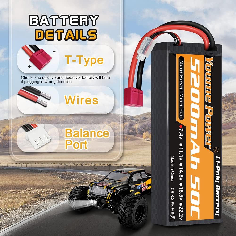 Ruddog Batteria LiPo 2S 5200mAh 7.4V 50C | Jonathan - Foto 13