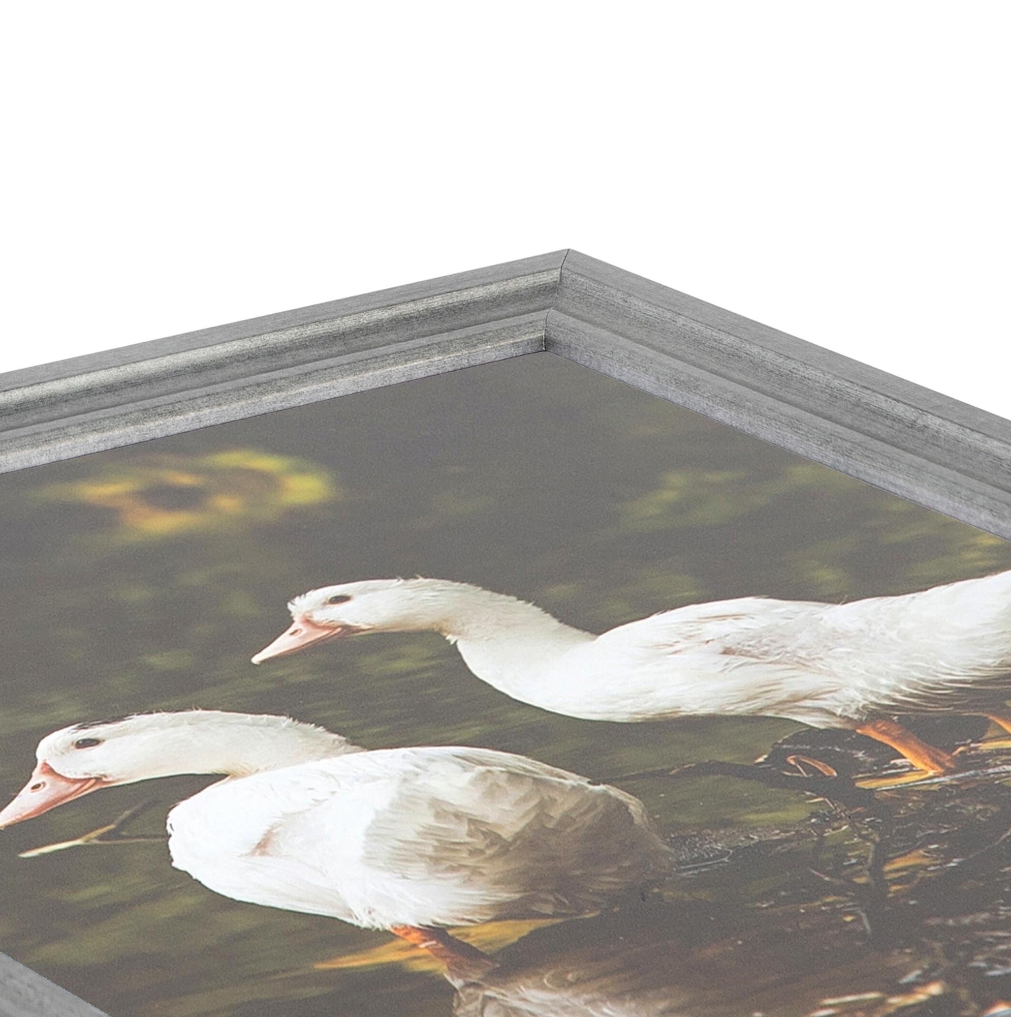 Amazon.com - ArtToFrames 12x24 inch Muted Cold Silver Picture