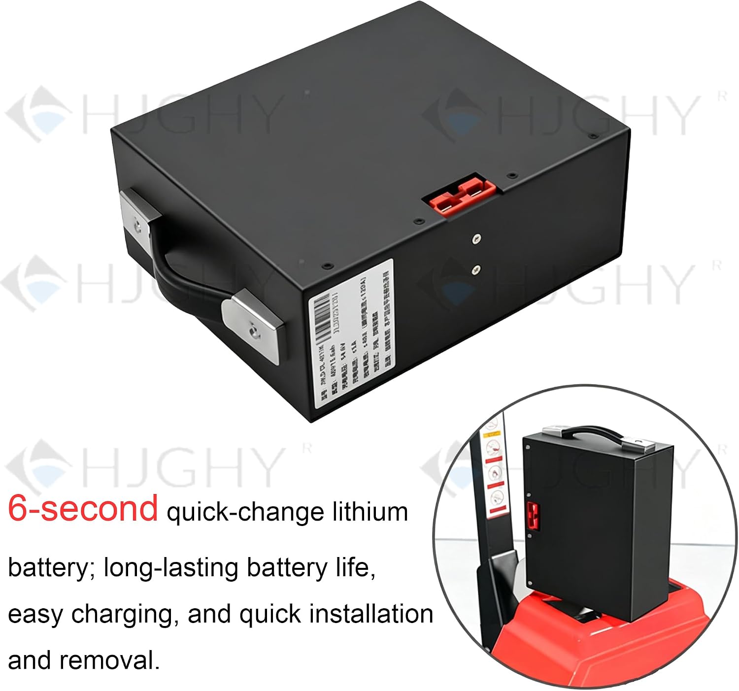 Electric Pallet Jack Battery 48V Forklift Lithium Battery Replacement