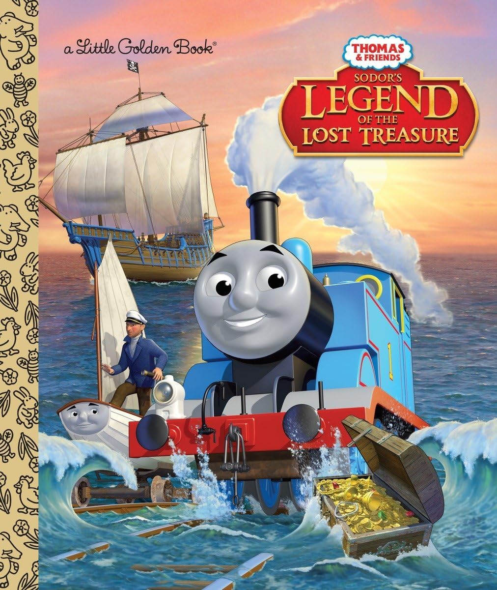 Sodor's Legend of the Lost Treasure (Little Golden Books: Thomas & Friends)