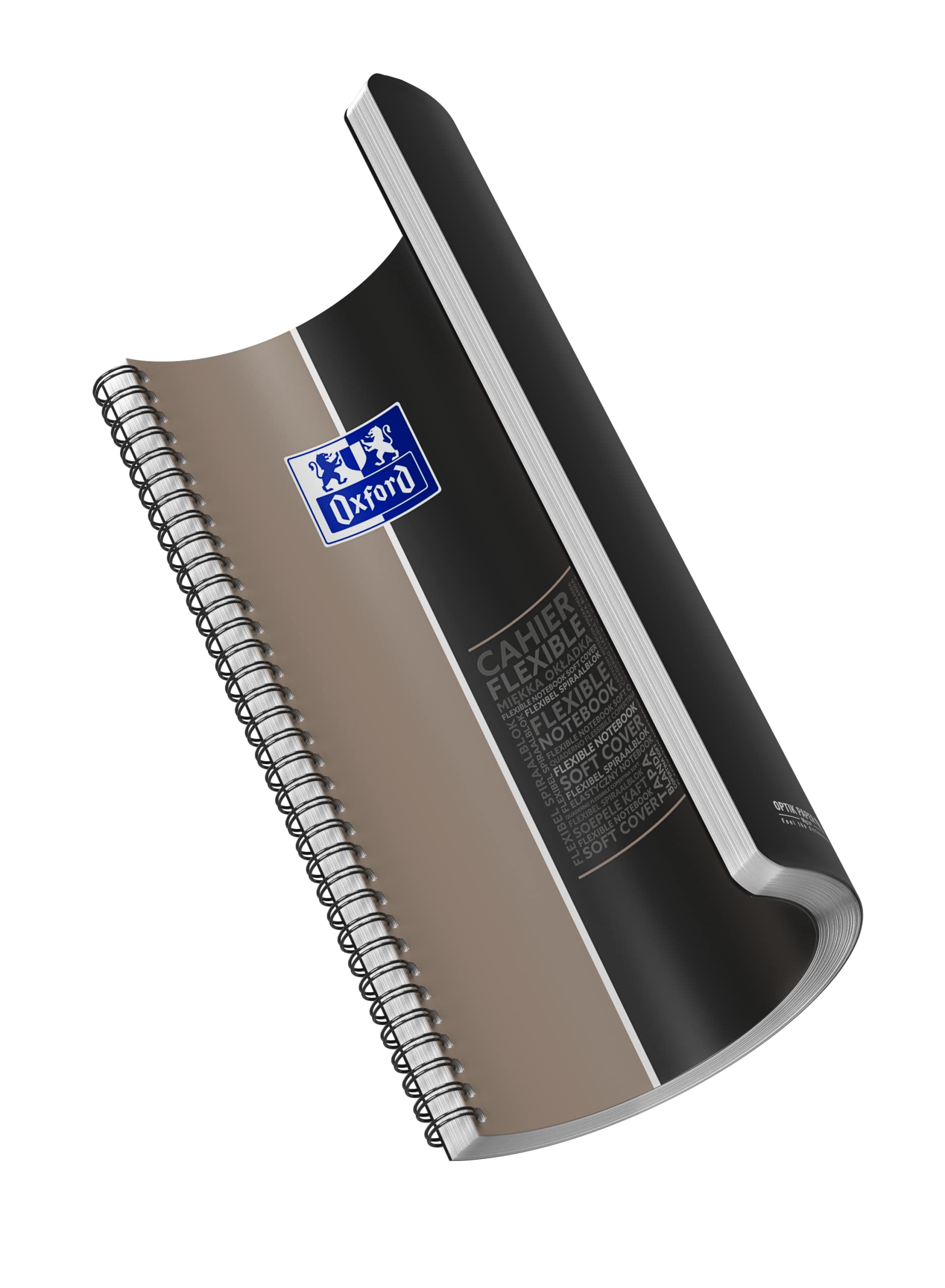 OXFORD MyNotes Cahier Spirale A4+ Grands Carreaux Seyès 160 Pages Reliure Intégrale