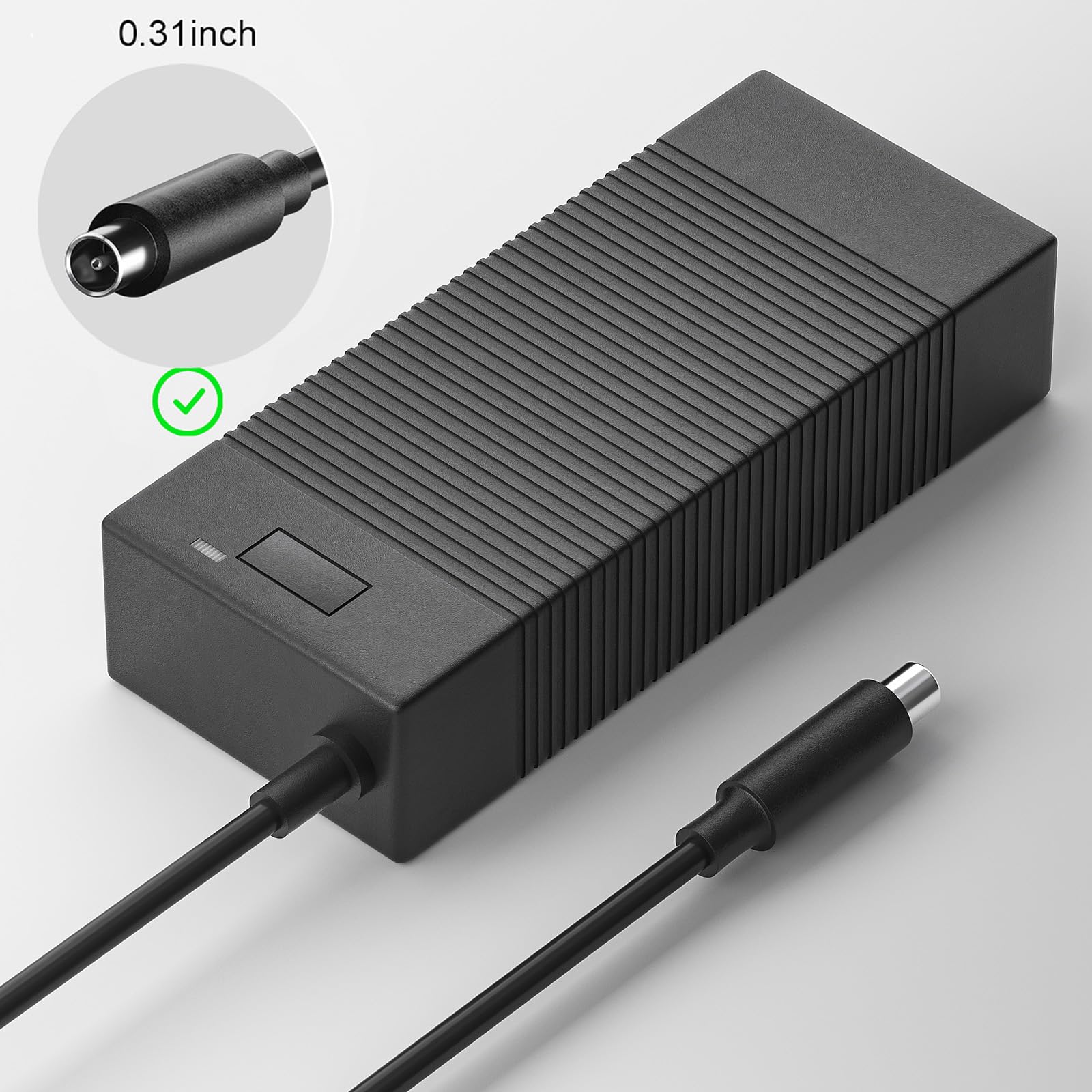 42V/2A Battery Charger, Power Supply Adapter for 36V Lithium Li-ion Battery, Replacement Charger Compatible with Segway (1-Prong RCA Connector-0.31inch)