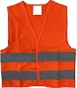 Kids High Visibility Reflective Orange Safety Vest for Costume Running Cycling
