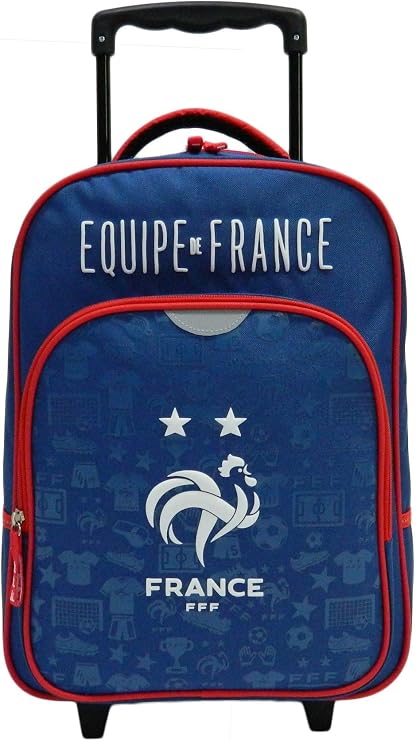 FFF - Zaino Scolastico con Ruote, Collezione Ufficiale della Squadra di  Calcio Francese : Amazon.it: Sport e tempo libero