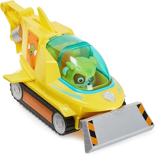 Miniatura 4 de Paw Patrol Aqua Pups Rubble - Vehículo transformador de tiburón martillo con figura de acción coleccionable, juguetes para niños a partir de 3 años