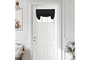 Small Front Door Curtain with Magic Tape
