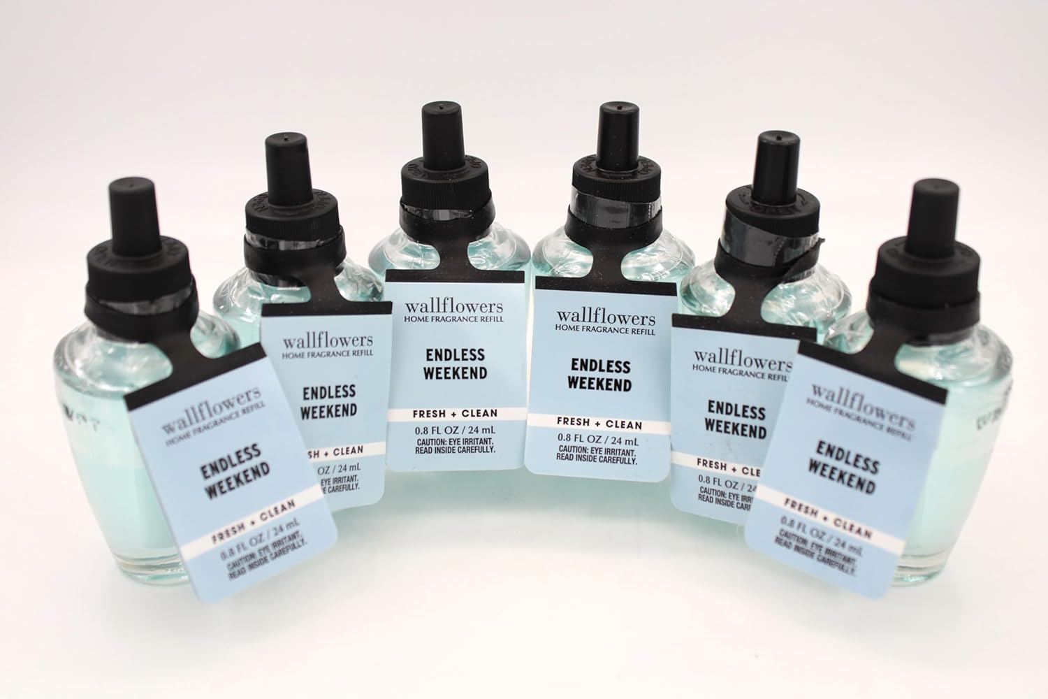 Endless Weekend, Bath and Body, Wallflowers Home Fragrance Refills, 0.8 fl oz Each, 6 Pack