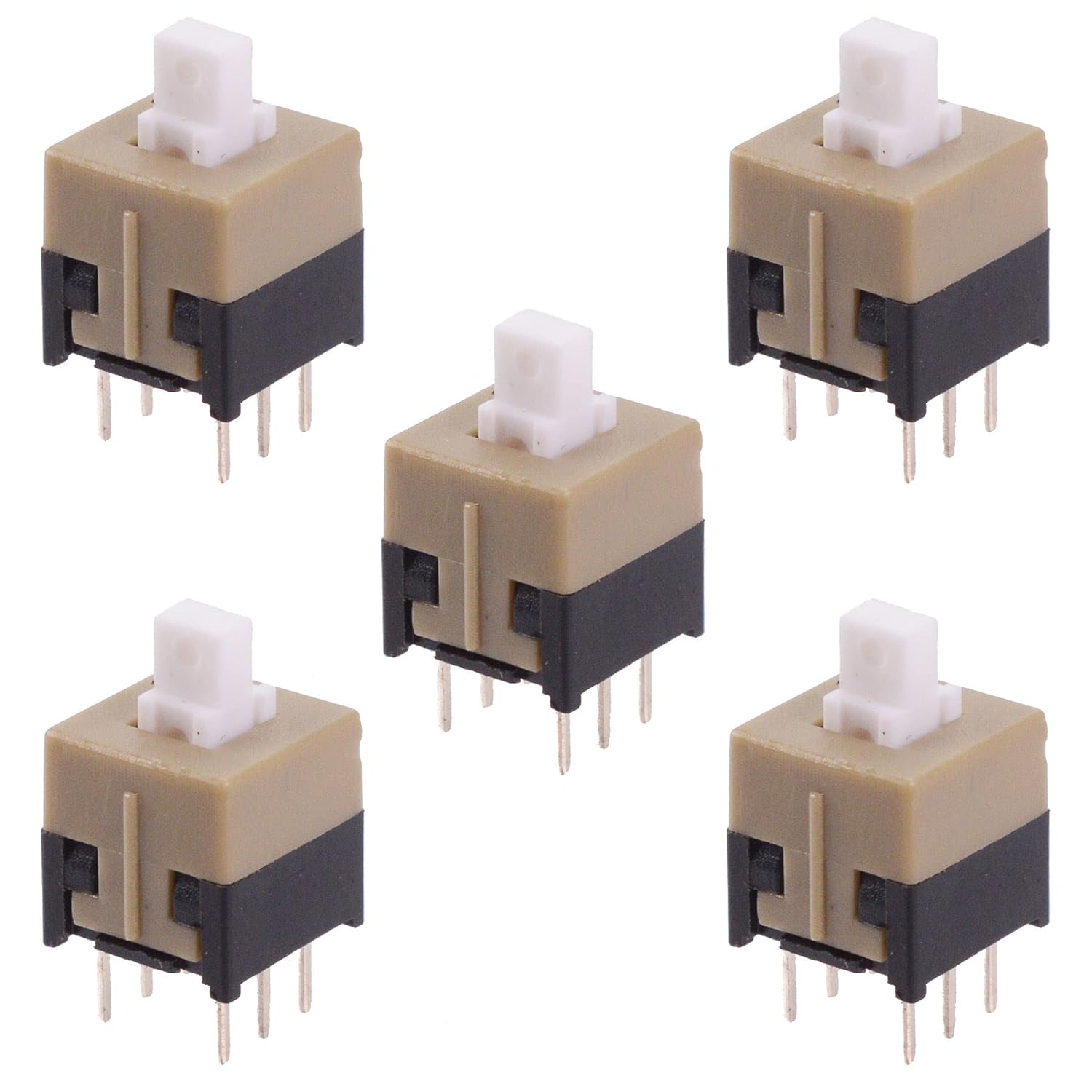 8.5x8.5mm Latching PCB Push Button Switch (Pack of 5) Amazon.co.uk