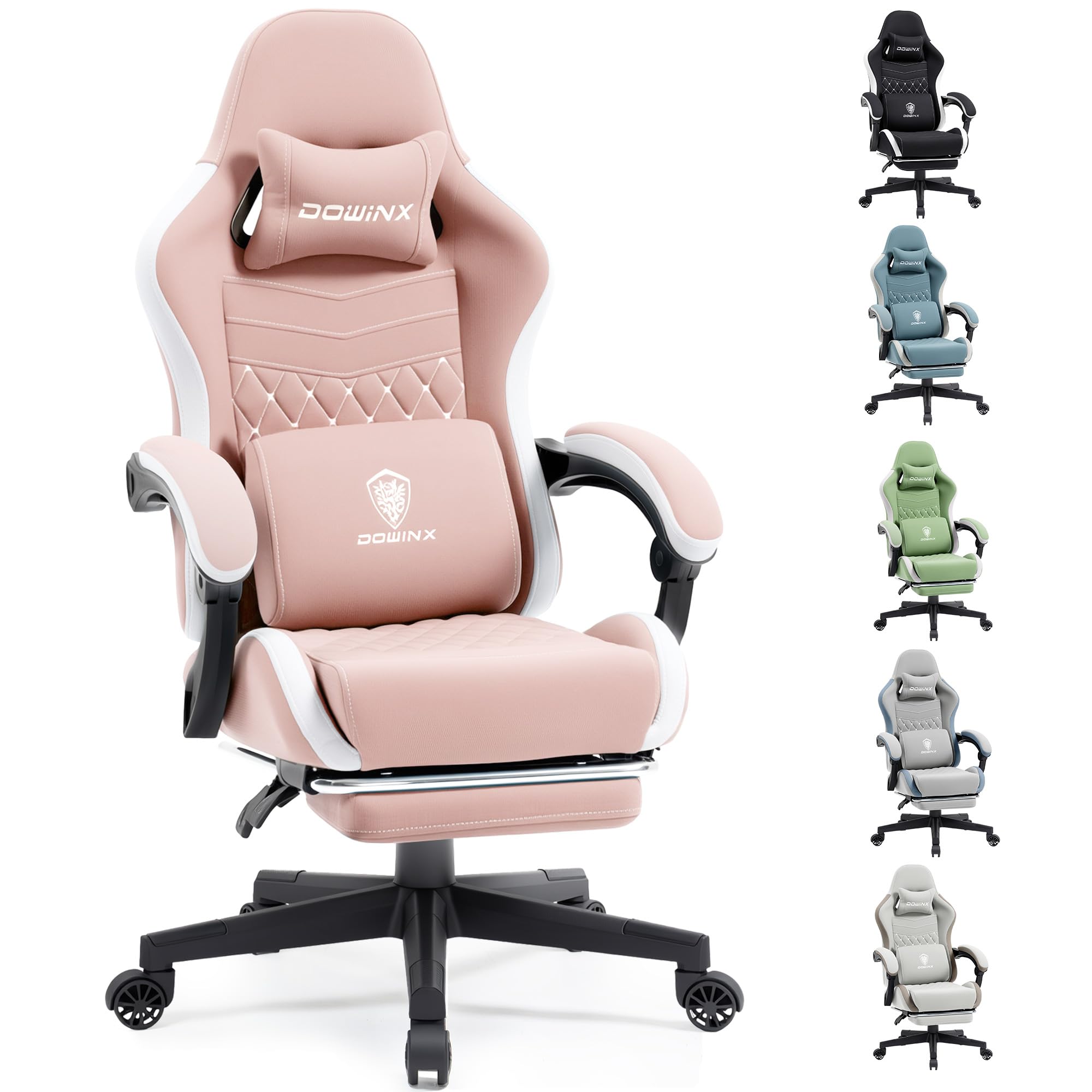 Amazon.co.jp: Dowinx ゲーミングチェア ファブリック 通気性 蒸れない