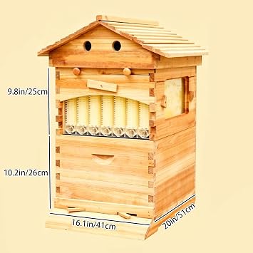 Flow Beehive Kit, Double Layer Hive with Automatic Honey Flow Frames