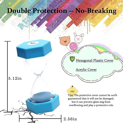 Miniatura 3 de Temporizador de arena, temporizador de arena de reloj de arena, temporizador de cocina digital para cocinar, temporizador de reloj, para juegos,