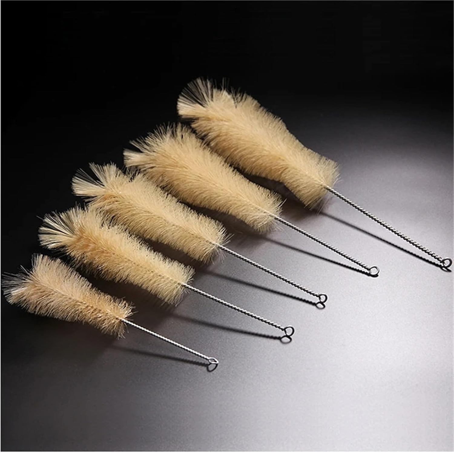1 set 5pcs Erlenmeyer Brush Triangle Flask Brush Laboratory (100ml, 250ml, 500ml, 1000ml, 2000ml)/set