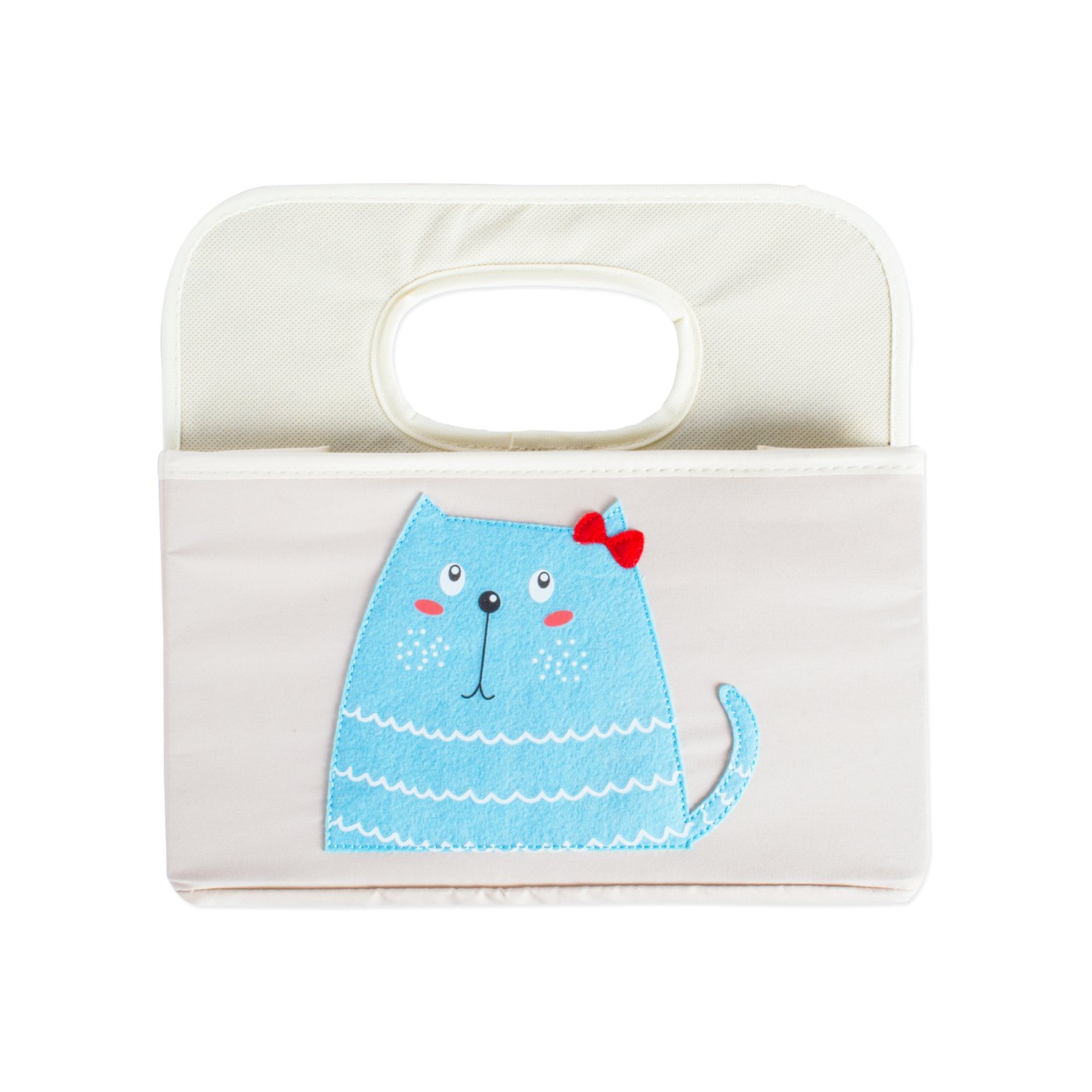 DII CAMZ37546 Nursery Storage Caddy for Diapers & Changing Supplies (11 x 10 x 10), Kitty - Image 3