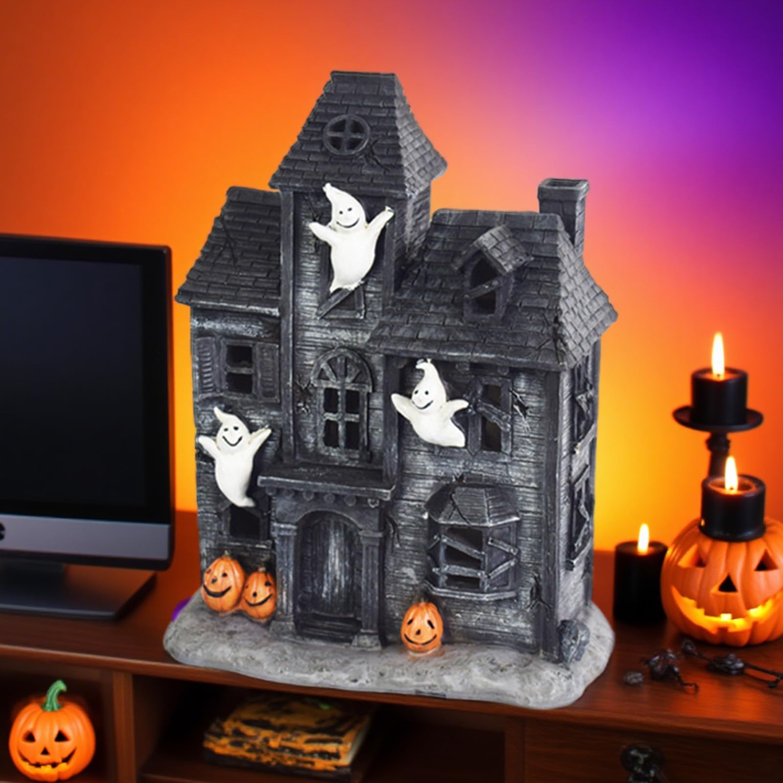 Figurka Nawiedzonego Domu Dekoracje na Halloween Upiorny Wystrój