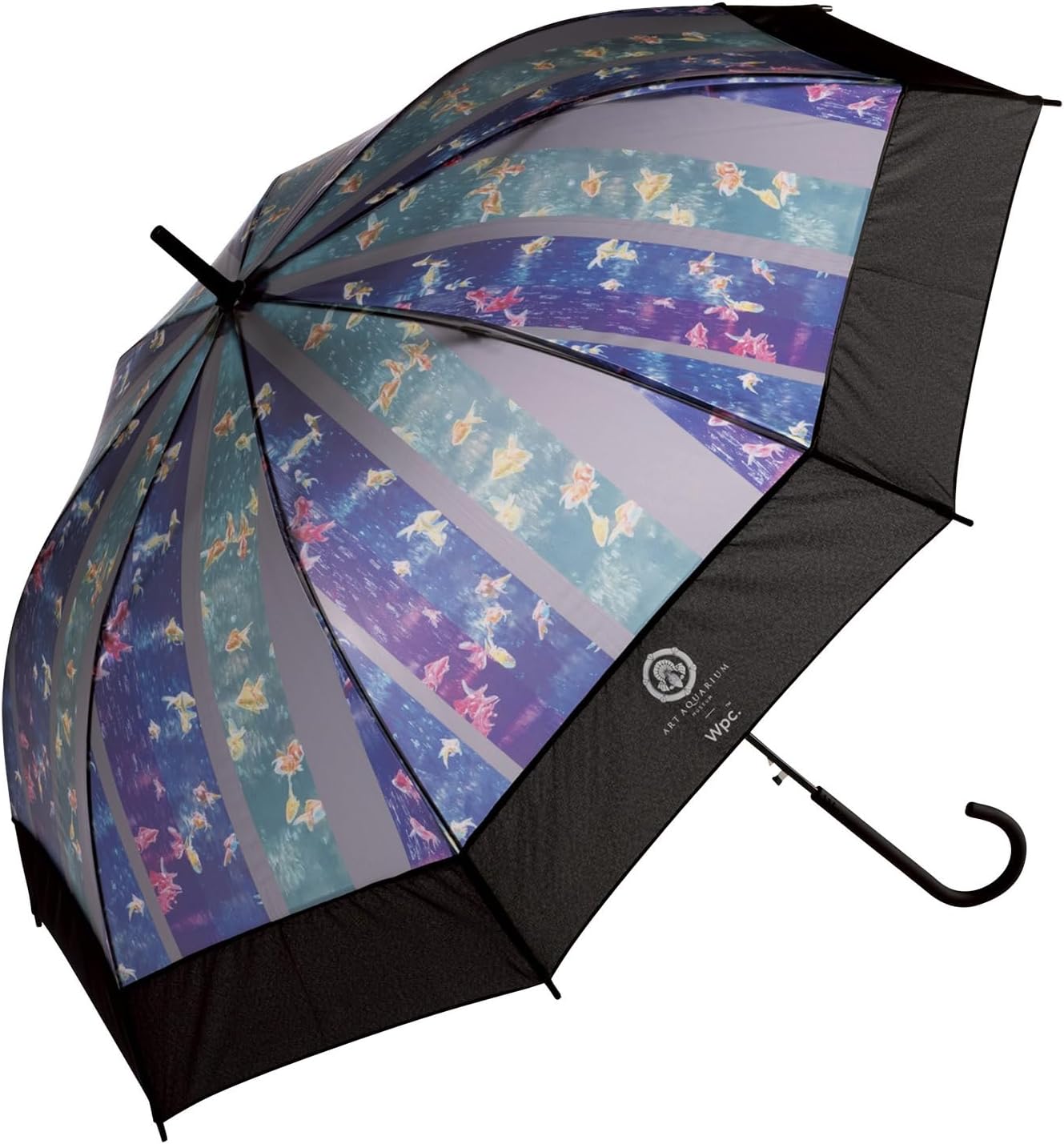 [2025] Wpc. [Vinyl Umbrella] Art Aquarium x Wpc. Umbrella, Blue, Long Umbrella, Rain Umbrella, Ribs, 24.0 inches (61 cm), Large, Jumping, Commuting to Work, School, Travel, Stylish, Cute, Women's,