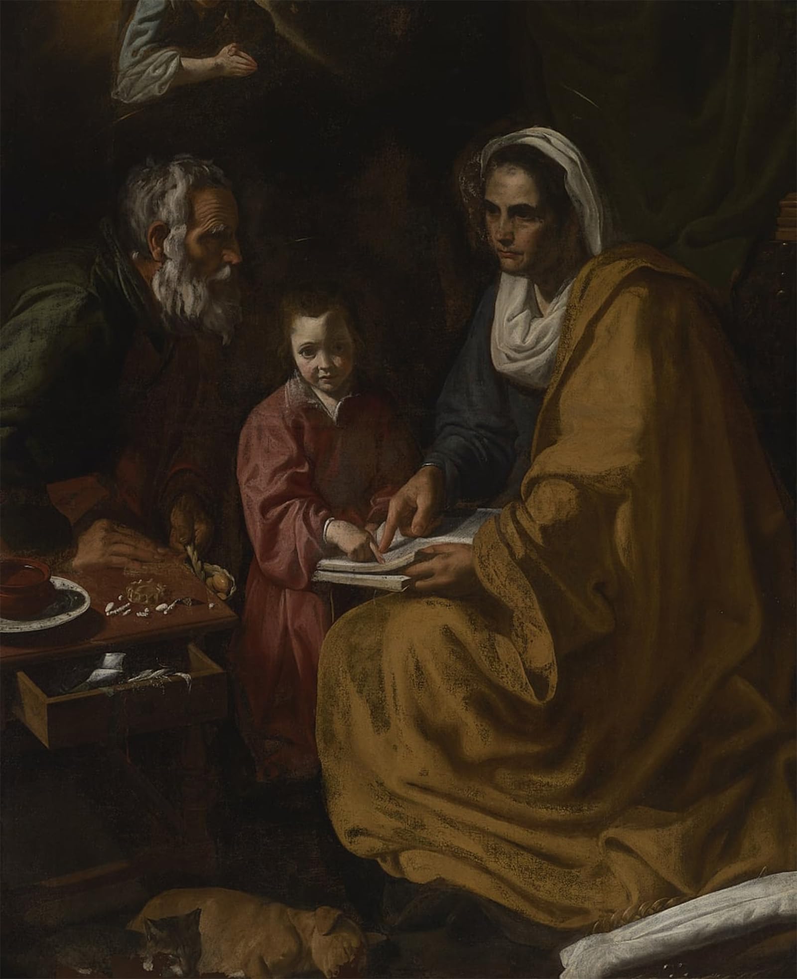 Lienzo de Velázquez La Educación de la Virgen Cuadro Hogar 60x90 5