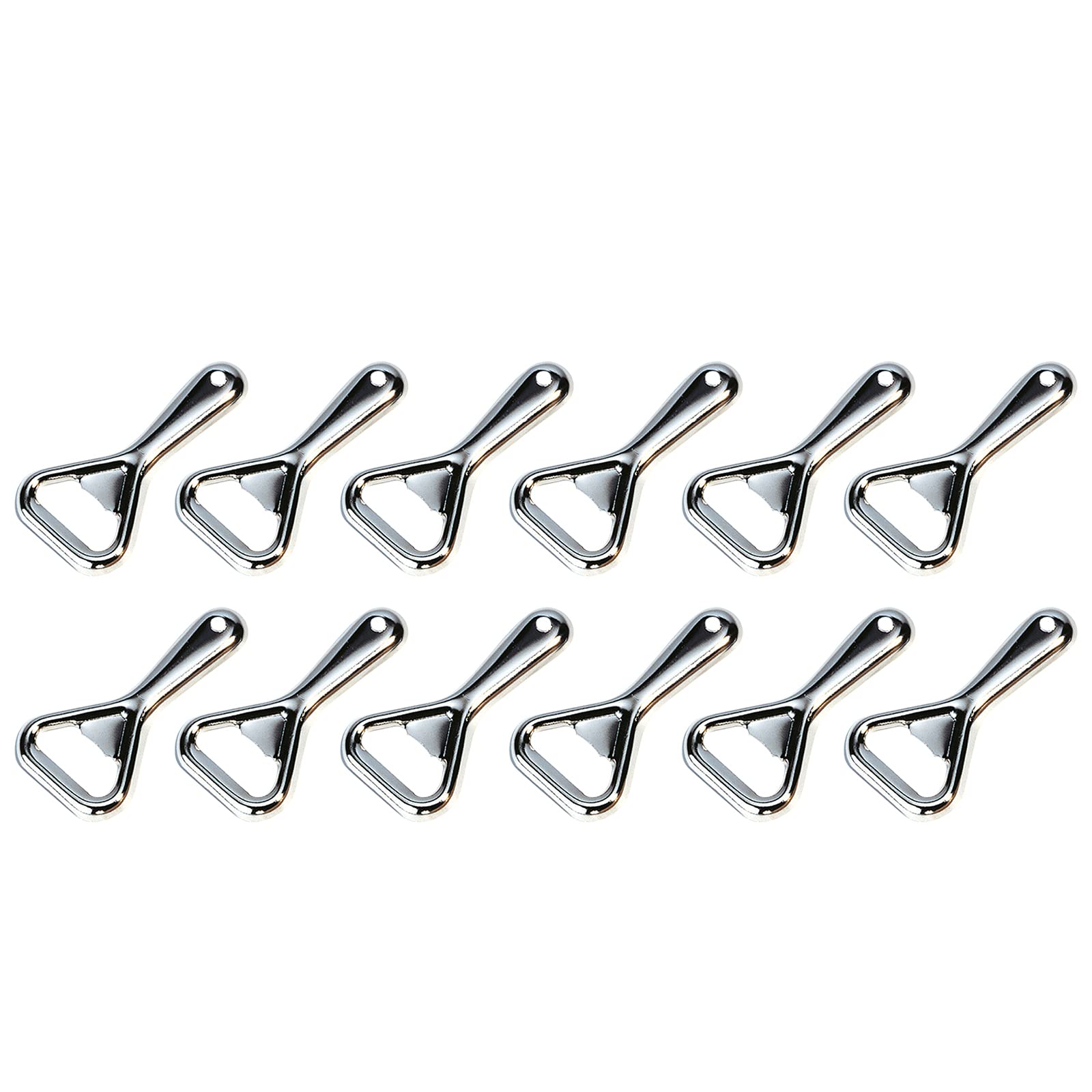 Westmark Not Specified Set Of 12 Bottle Openers/Cap Lifters For Bottles With Crown Corks, Steel/Metal, Silver, 109422E3