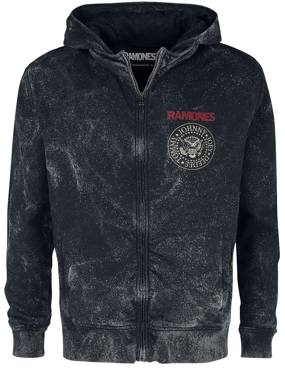 Ramones Crest Männer Kapuzenjacke schwarz Band-Merch, Bands