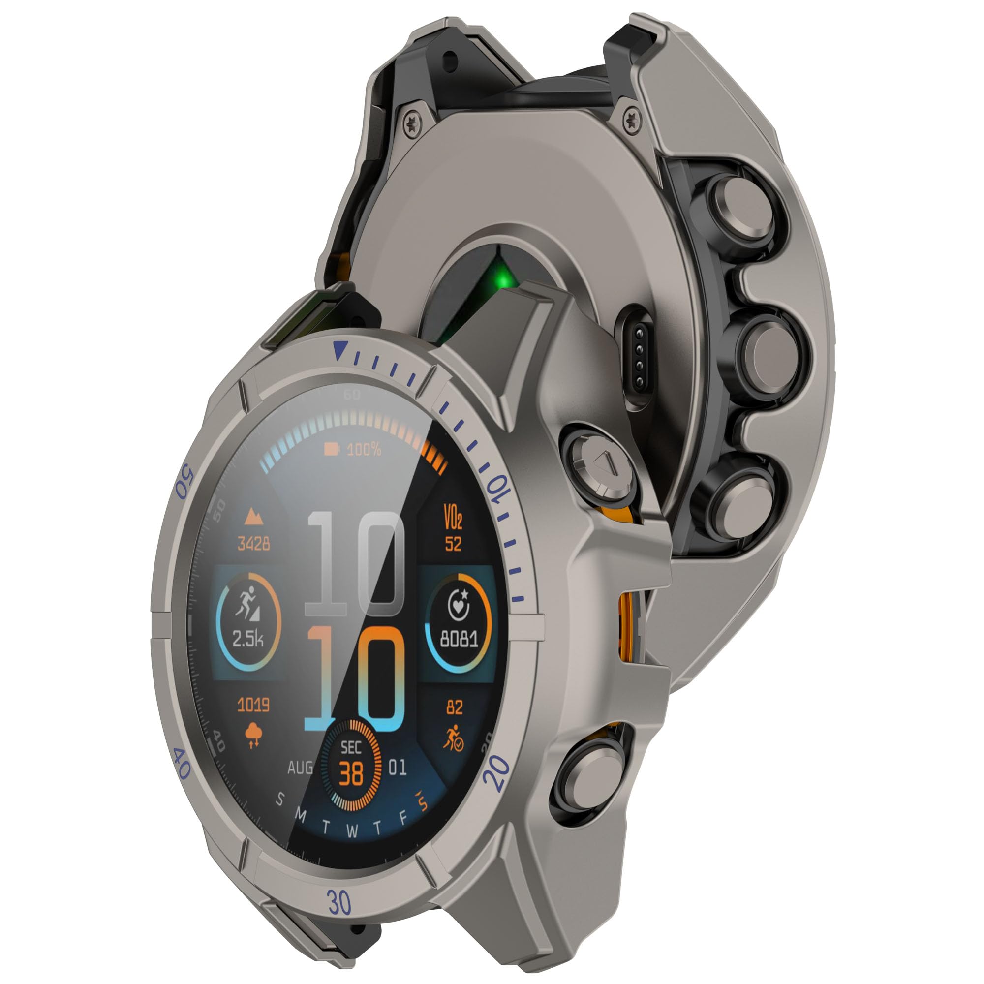 Türkiye | fenix 8 - 51 mm, Solar, Sapphire - Titanyum,Siyah