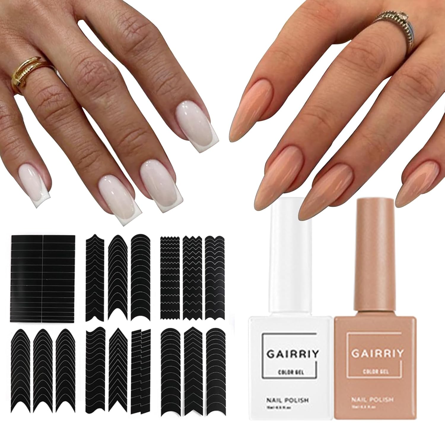 YOSOMK Gel Nail Polish Kit White Cinnamon Gel Polish Set