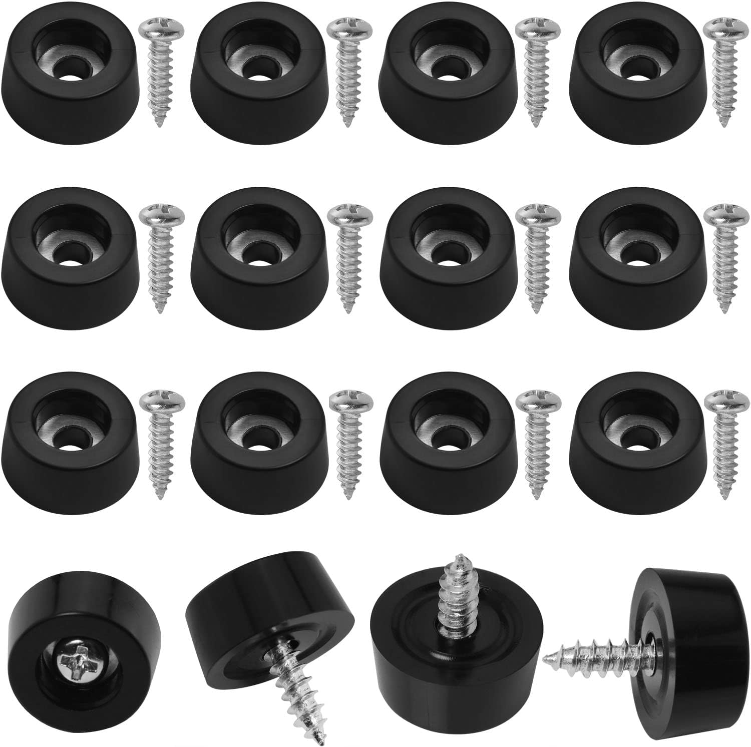 LUORNG Rubber Feet for Cutting Board 16PCS Soft Cutting