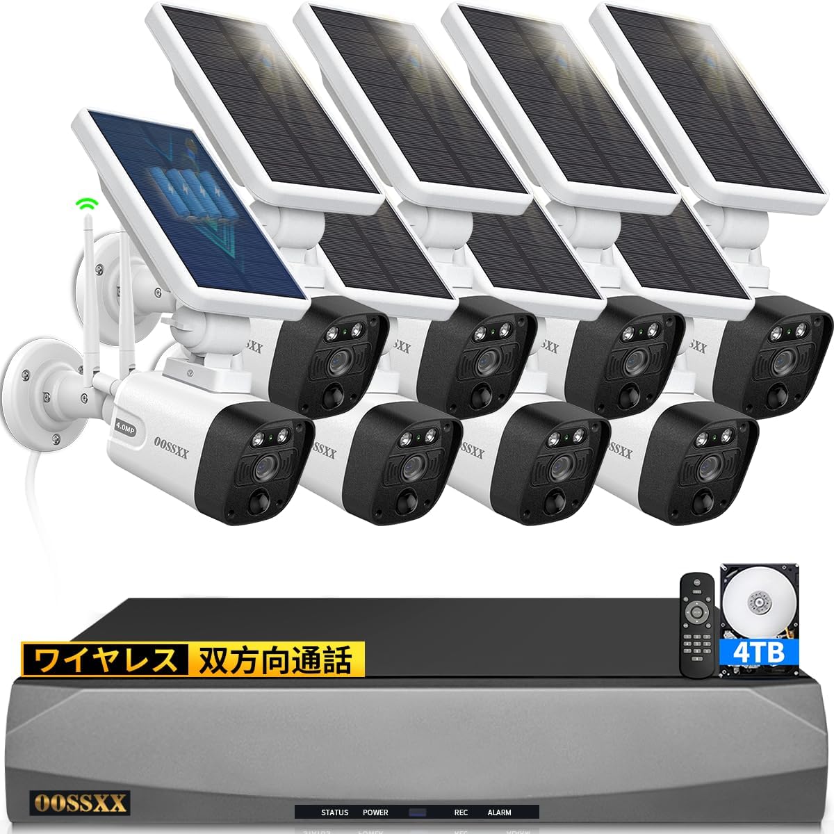 OOSSXX ワイヤレス セキュリティ カメラ システム ユーザー マニュアル