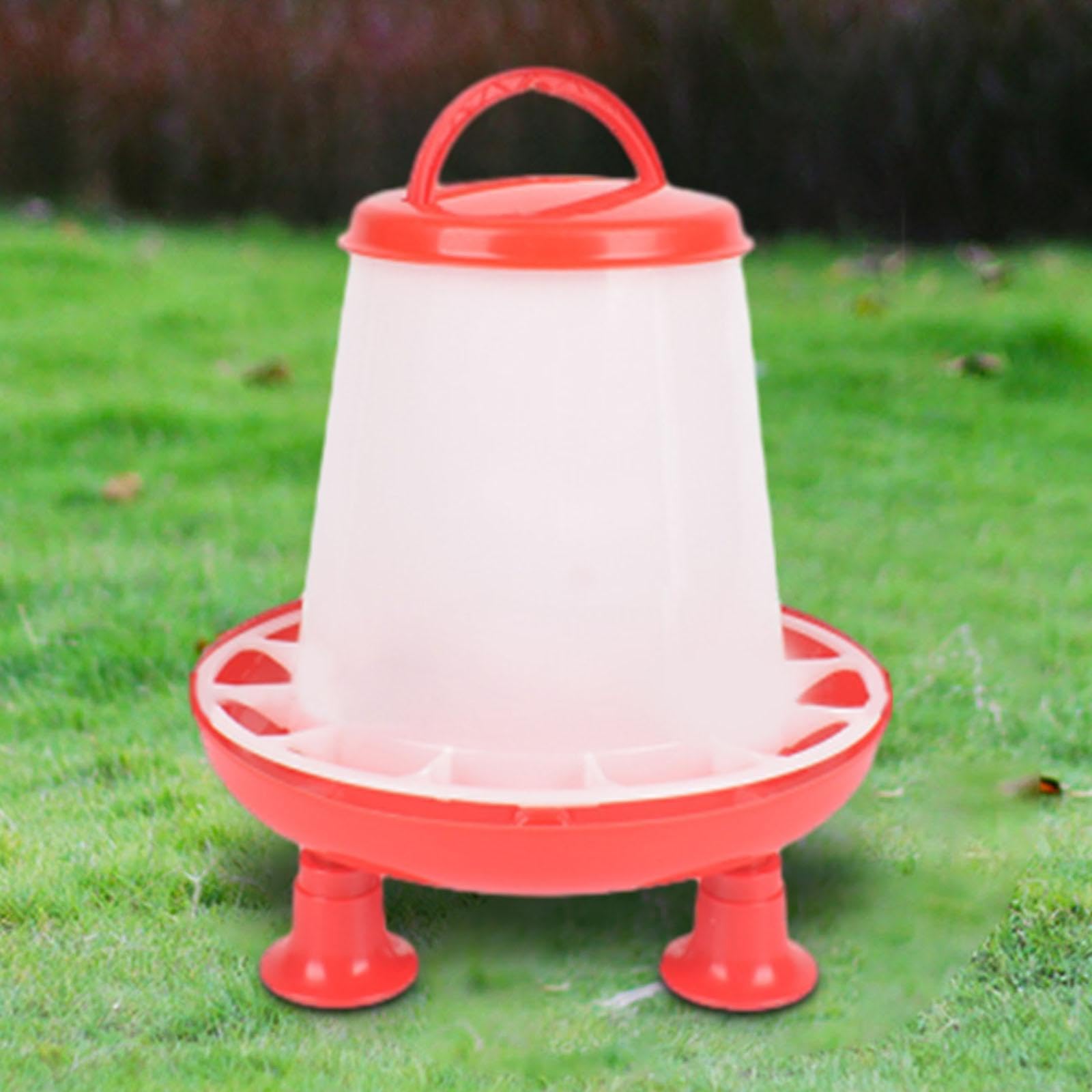 Mangeoire Automatique pour Poules Récipient Distribution Aliments Volaille Abreuvoir Nettoyage Pratique Accessoires Robustes Adapté à Élevage, Mangeoire 3kg