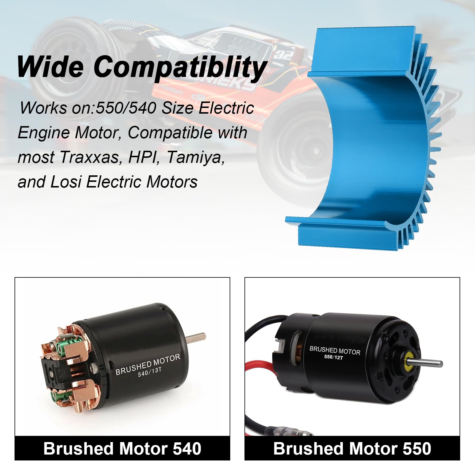 Amazon.com: 2-Pack HobbyPark Aluminum Electric Motor Heat Sink