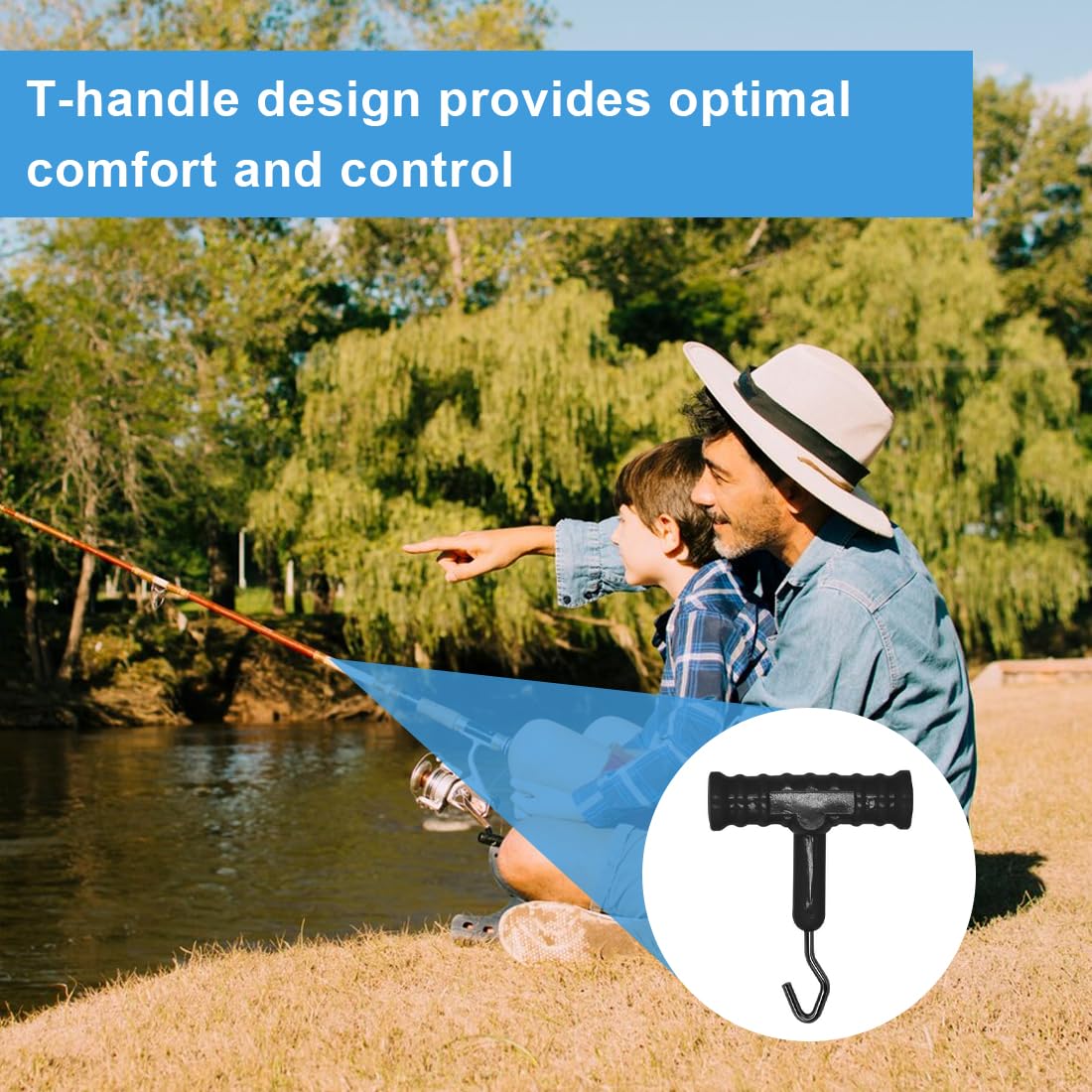 3 piezas Extractor de Nudos de Pesca de Carpa,Probador de Nudos,Tirador de Gancho de Aparejo para Peces de Agua Dulce para Pescar,Ergonomisches Design,HOCHWERTIGE MATERIALIEN