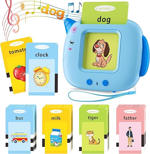 Tarjetas didácticas parlantes para niños pequeños, juguetes de aprendizaje interactivos de terapia del habla, juguetes sensoriales para autismo para