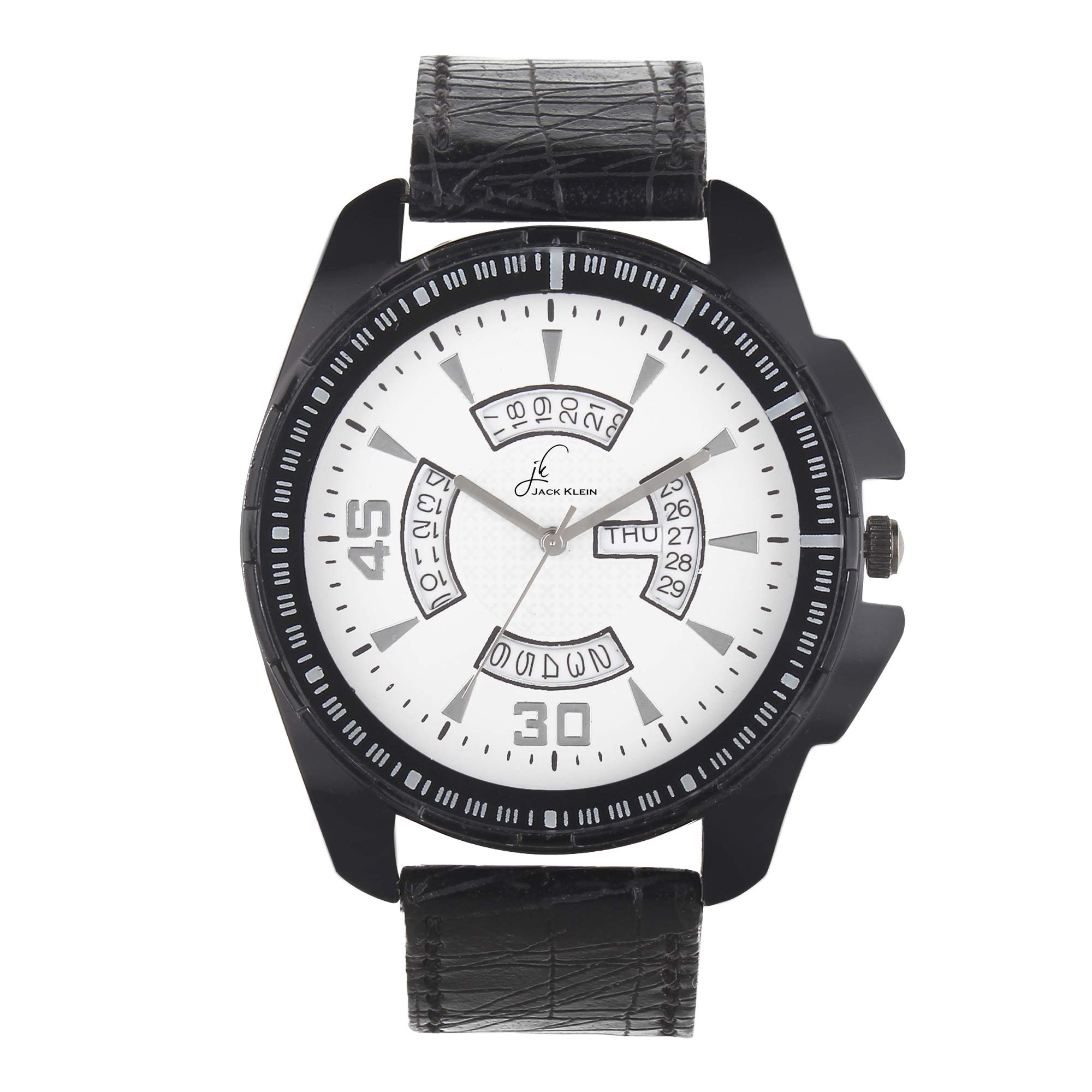 Jack Klein Delicate White Dial Day and Date Working Multi Functional Wrist Watch (B07MF69NSP) Amazon Price History, Amazon Price Tracker