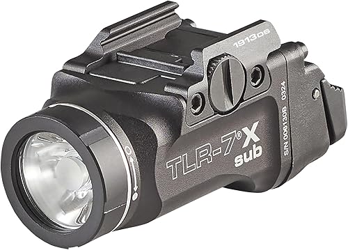 Streamlight 69404 TLR-7 X sub 500-Lumen Tactical Weapon Light Designed Exclusively and Solely for Select 1913OS Railed Subcompact Handguns, Includes