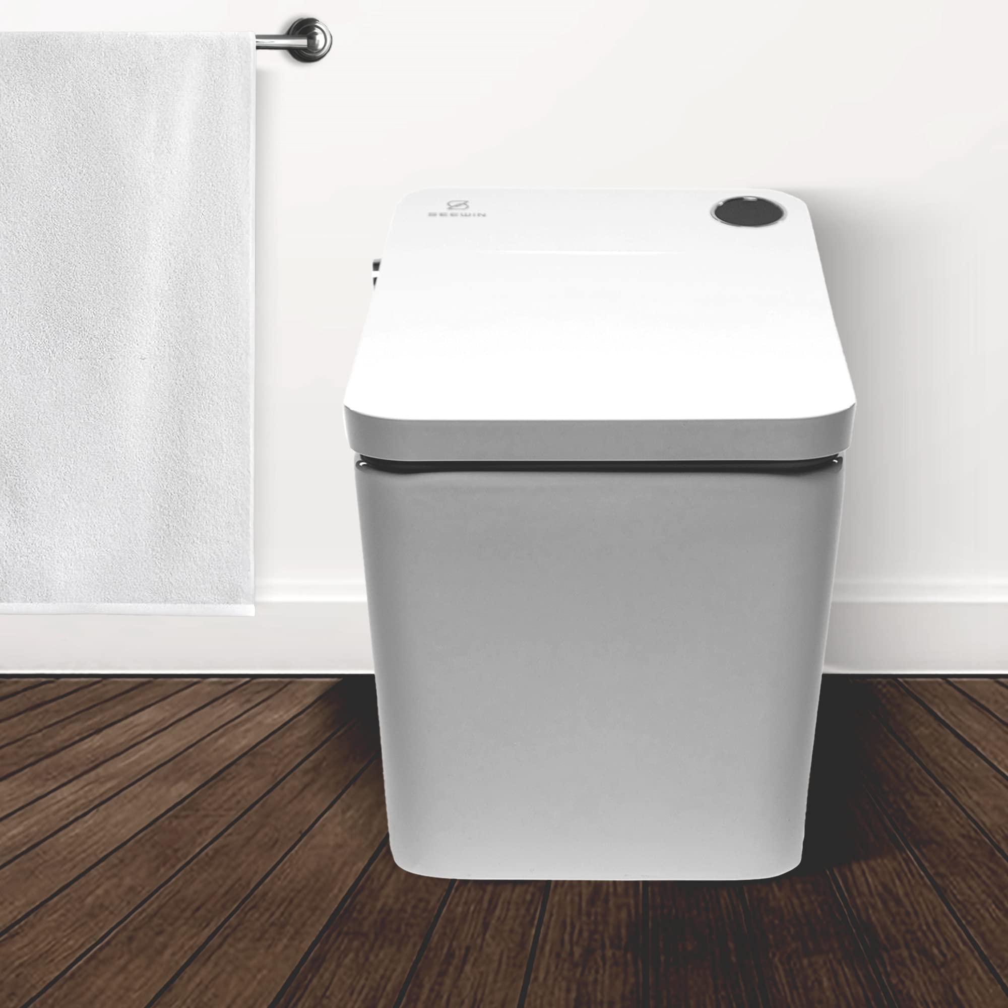 Buy Trone Tahum TETBCERN12.WH Electronic Bidet Toilet, FloorMounted