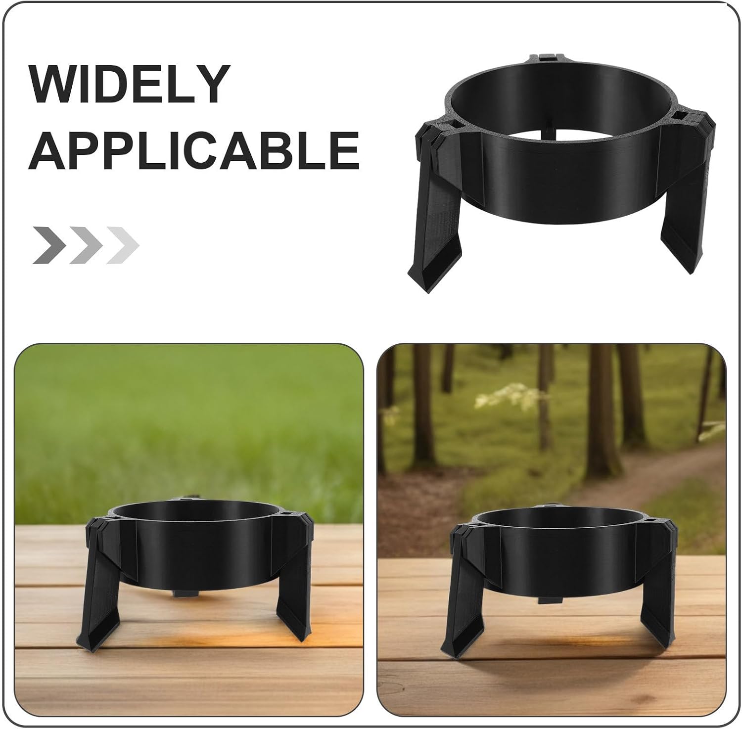 Angoily Black Archery Stand for Bow and Arrow Tube Storage, Portable image 3