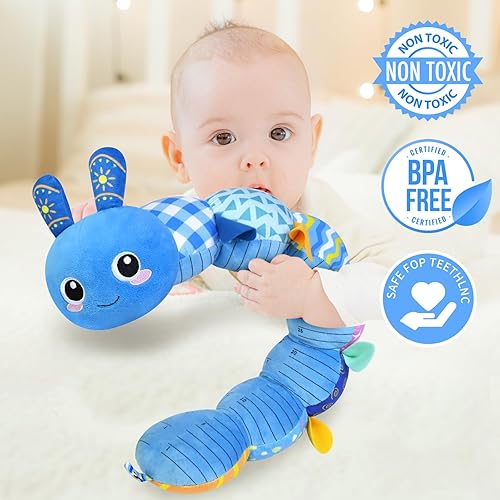 Miniatura 5 de KMUYSL Juguetes para bebés de 0 a 6, 6 a 12 meses, juguete sensorial de peluche con música para bebés de 0, 1, 2, 3, 4, 5, 6 o más, juguete de