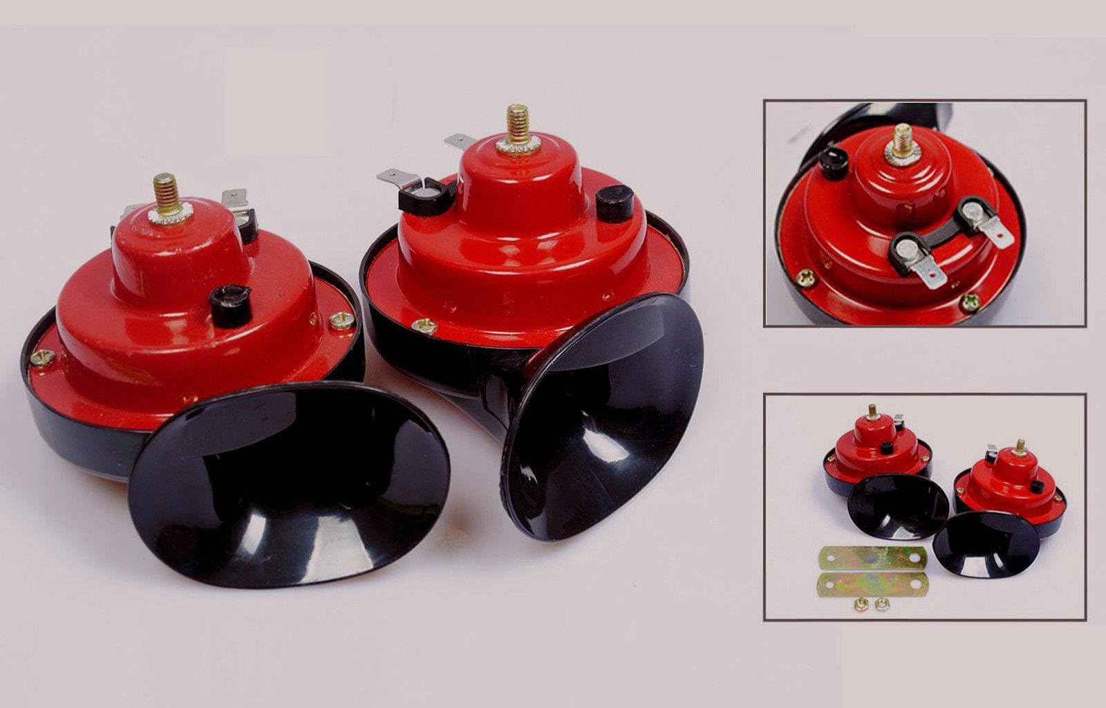 Air Horn Set 12V Dual Tone - Cars, Trucks, 4x4's & Vans