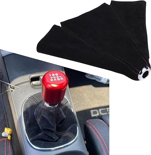 GKmow 1 funda antipolvo para palanca de cambios de automóvil, cubierta de cuero de terciopelo para palanca de cambios, cubierta de palanca de